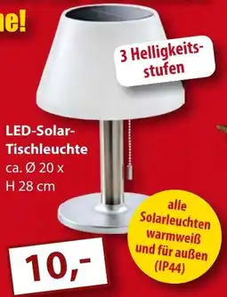 Sonderpreis Baumarkt LED-Solar Tischleuchte Angebot