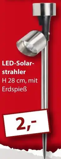 Sonderpreis Baumarkt LED-Solarstrahler Angebot