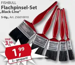 Sonderpreis Baumarkt FISHBULL Flachpinsel-Set ,,Black-Line" Angebot