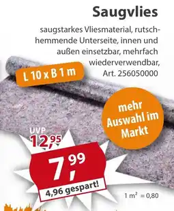 Sonderpreis Baumarkt Saugvlies Angebot