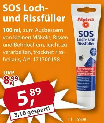 Sonderpreis Baumarkt SOS Loch- und Rissfüller Angebot