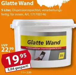 Sonderpreis Baumarkt Glatte Wand Angebot