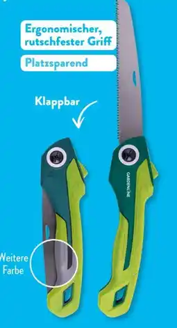 Aldi Süd Gardenline Klappsäge Angebot