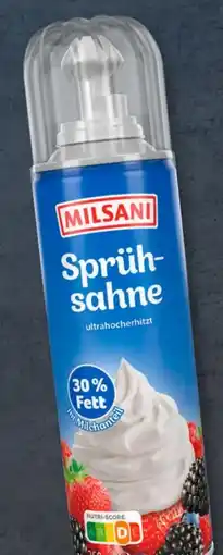 Aldi Süd Milsani Sprühsahne Angebot