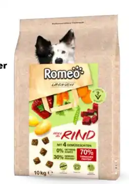 Aldi Süd Romeo Hunde-Trockenfutter Landküche Rind Angebot