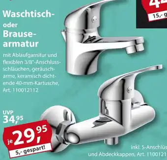 Sonderpreis Baumarkt Waschtisch- oder Brausearmatur Angebot