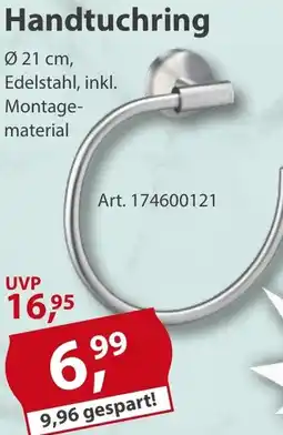 Sonderpreis Baumarkt Handtuchring Angebot