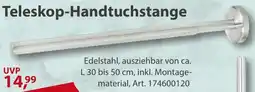 Sonderpreis Baumarkt Teleskop-Handtuchstange Angebot