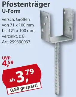 Sonderpreis Baumarkt Pfostenträger U-Form Angebot