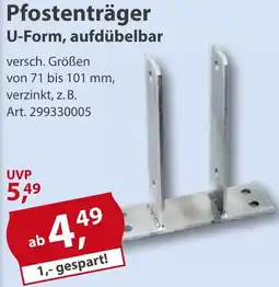 Sonderpreis Baumarkt Pfostenträger Angebot