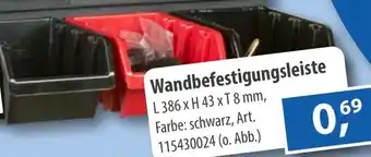 Sonderpreis Baumarkt Wandbefestigungsleiste Angebot