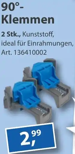 Sonderpreis Baumarkt GERMANIA 90° Klemmen Angebot