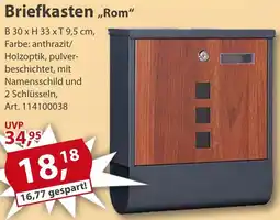 Sonderpreis Baumarkt Briefkasten ,,Rom" Angebot