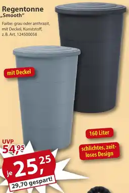 Sonderpreis Baumarkt Regentonne ,,Smooth" Angebot