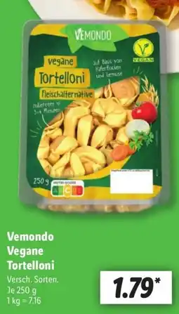 Lidl Vemondo Vegane Tortelloni Angebot