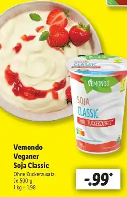 Lidl Vemondo Veganer Soja Classic Angebot