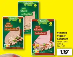 Lidl Vemondo Veganer Aufschnitt Angebot
