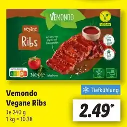 Lidl Vemondo Vegane Ribs Angebot