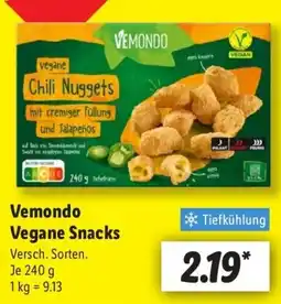 Lidl Vemondo Vegane Snacks Angebot
