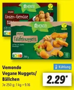 Lidl Vemondo Vegane Nuggets/ Bällchen Angebot