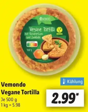 Lidl Vemondo Vegane Tortilla Angebot