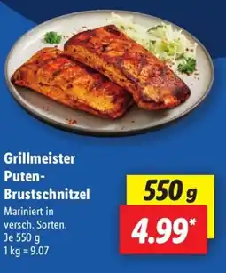 Lidl Grillmeister Puten- Brustschnitzel Angebot