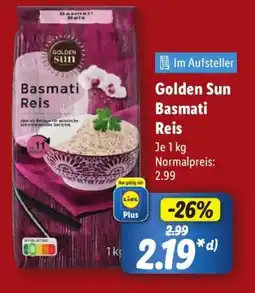 Lidl Golden Sun Basmati Reis Angebot