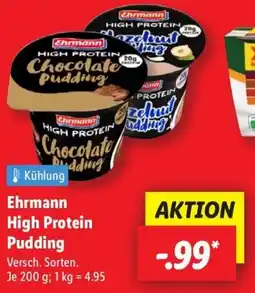 Lidl Ehrmann High Protein Pudding Angebot