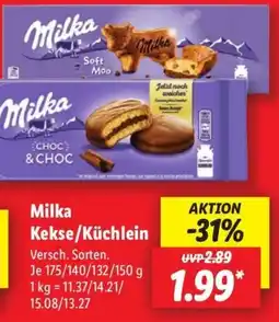 Lidl Milka Kekse/Küchlein Angebot