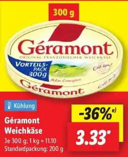 Lidl Géramont Weichkäse Angebot