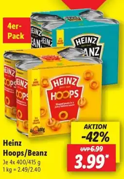 Lidl Heinz Hoops/Beanz Angebot