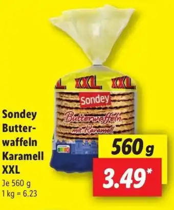 Lidl Sondey Butter- waffeln Karamell XXL Angebot