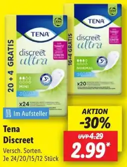 Lidl Tena Discreet Angebot