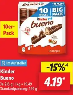 Lidl Kinder Bueno Angebot