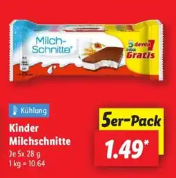 Lidl Kinder Milchschnitte Angebot