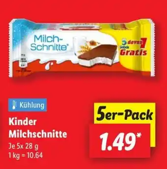 Lidl Kinder Milchschnitte Angebot
