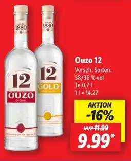 Lidl Ouzo 12 Angebot