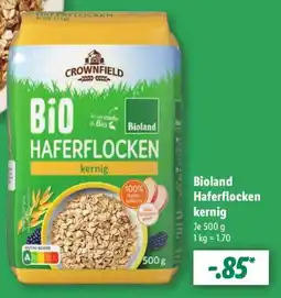 Lidl Bioland Haferflocken kernig Angebot