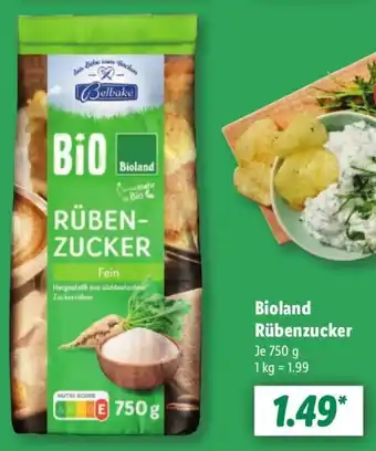 Lidl Bioland Rübenzucker Angebot