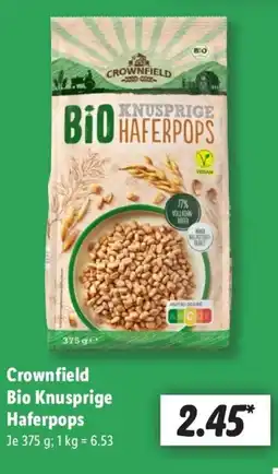 Lidl Crownfield Bio Knusprige Haferpops Angebot