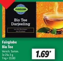 Lidl Fairglobe Bio Tee Angebot