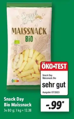 Lidl Snack Day Maissnack Bio Angebot