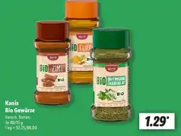 Lidl Kania Bio Gewürze Angebot