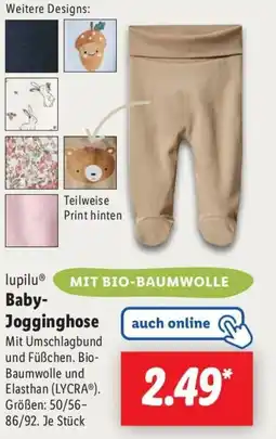 Lidl lupilu Baby- Jogginghose Angebot