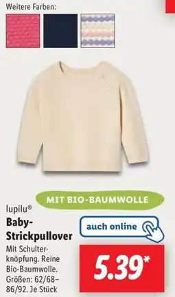 Lidl lupilu Baby- Strickpullover Angebot