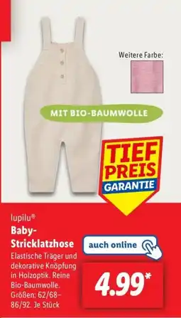 Lidl lupilu Baby- Stricklatzhose Angebot