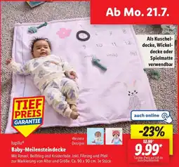 Lidl lupilu Baby-Meilensteindecke Angebot