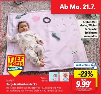 Lidl lupilu Baby-Meilensteindecke Angebot