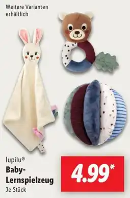 Lidl lupilu Baby- Lernspielzeug Angebot