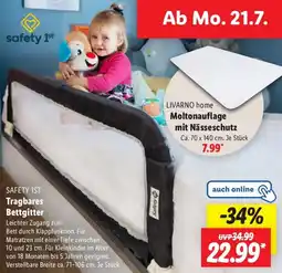 Lidl SAFETY 1ST Tragbares Bettgitter Angebot